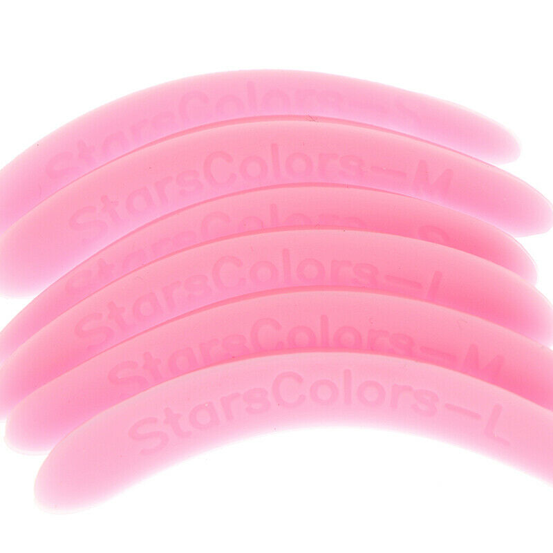 3 Pairs/Bag Perm Eyelash Patch Resuable Silicone Perming Rods Curler Pads Ri Kw