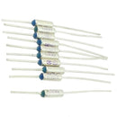 10Pcs Circuit Cutoff TF Aluminum Thermal Fuse 100 Degree Celsius 250V 10A T7R6