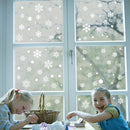 Christmas Snowflake Electrostatic Adsorption Window Stickers New Year DecorSEAU