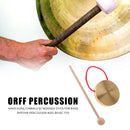21cm Hand Gong Copper Cymbals with Wooden Stick Percussion Kids Music Toys
