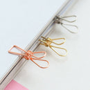 6 pcs/Set Cute Fish Clip Hollow Out Metal Binder Paper Clip Office SuppliesAT3C