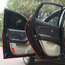 Car Door Moulding Trim Rubber Strip Scratch Protector Edge Guard 10M Black