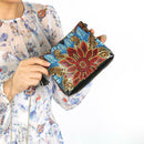 DIY Flower Special Shape Diamond Painting Leather Chain Shoulder Bag Clutch