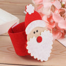 Christmas Santa Claus Napkin Rings Serviette Holder Table Banquet  Decoratio3C
