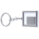Metal Photo Frame Keychains Key Ring Gift,Rectangular shape