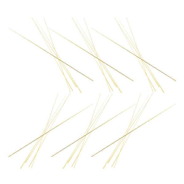 30 Pcs Solid Round Brass Rods Bar Stock Assorted Lot for DIY 300mmx1mm