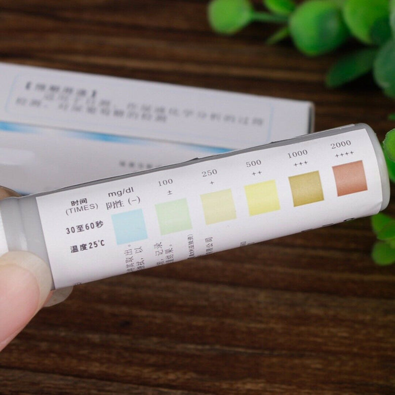 20 Strips Urinalysis Glucose Diabetes Urine Strip Test Pack Quick Selfcheck HQ