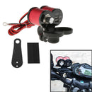 USB Cigarette Lighter 12V Waterproof Power Port Outlet Socket Kit for Motorcycle