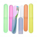 Terrific Portable Travel Hiking Toothbrush Protect Holder Case Box Tube Cover ES
