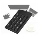2 in 1 2.4ghz Black Wireless USB Numeric Keypad Numpad Key Pad Number 19 K KJT