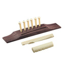 6 Pieces Bridge Pins/Saddle/Nut Abalone Dots for Acoustic Guitar - Red + re R2S5
