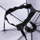 Anti-Rain Elastic Band Head Umbrella Hat Outdoor Sunscreen Tool(Purple)