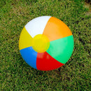 1Pc Inflatable Rainbow Beach Ball Kids Pool Play Party Water Game Summer