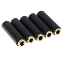 5 Pieces in 1 Pack 3.5mm Headphone Female Plugs, Soldering 4 Poles, Suitable for