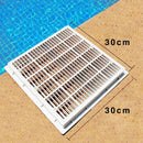 Swimming Pool Floor Drain Cover Abs Replacement Square Main Drain Water Pip