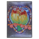 DIY Lovebird Special Shape Diamond Painting 50 Pages Notebook A5 Sketchbook