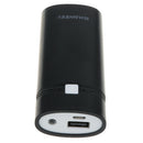 USB Power Bank Battery Charger Case DIY Box With LED Light for Phone black