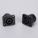 10pcs 4 Pin Speakon Female Jack Socket Connector Audio Loudspeaker Amplifier MO