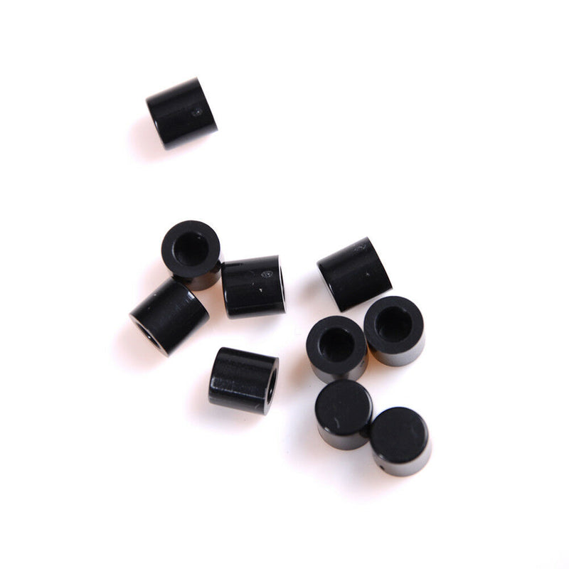 50Pcs Push-botton Cap for 6x6mm Momentary Tactile Switches Key Caps Black  Gn
