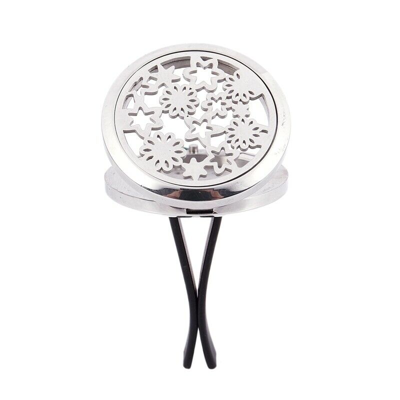 Office&Car Perfume Essential Oil Diffuser Locket With Vent Clip Aromatherap H7I2