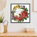 11CT Ornaments DIY Stamped Kit Cross Stitch Needlework (H817 Garland)