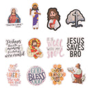 50x Jesus Christians Ctoon Graffiti Stickers Laptop Skatebod Luggage Deca Hn