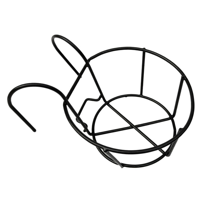 6x Railing Planter Baskets Flower Pot Holder Hanger Iron Plants Rack Pots Stand