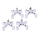 4PCS Light Bulb Adapter Lamp Base Converter Light Bulb Socket Adapter with Pure