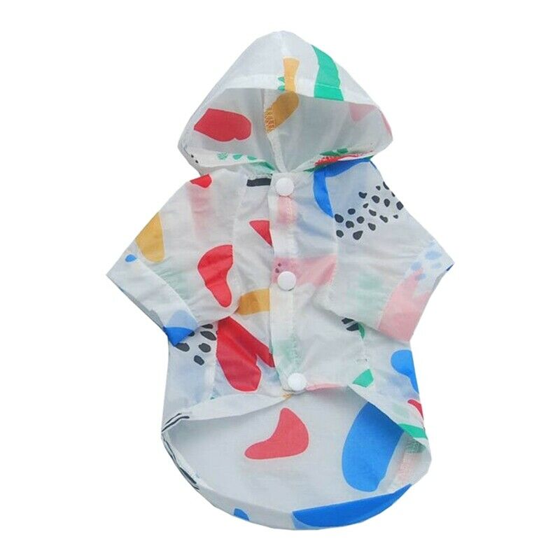 Pet Dog Summer Sunscreen Costumes Jacket Coat Breathable Outfit Clothes wit