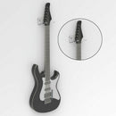 Clear Guitar Hanger Wall Holders Hooks Stands for Acoustic Electric Bass