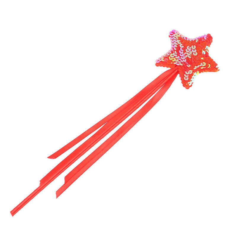 2Pcs Cute Five Pointed Star Fairy Magic Wand Magic Stick Party Toys for Kids Hn