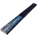 Chinese style flower pattern wedding folding handbag blue V3V6