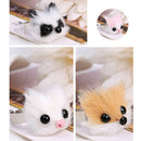 Cute Furry Animals Head Ring Cat Dog Fox Lovely Finger Ring Adjustable Random