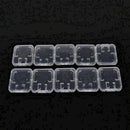 10x Memory Card Holder Case Standard SDHC TF SD Card Adapter/Micro HOT Stor R4O5