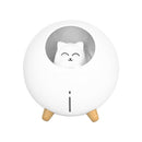 Aromatherapy Spray Desktop Air Humidifier Cute Pet Aroma Diffuser (White)