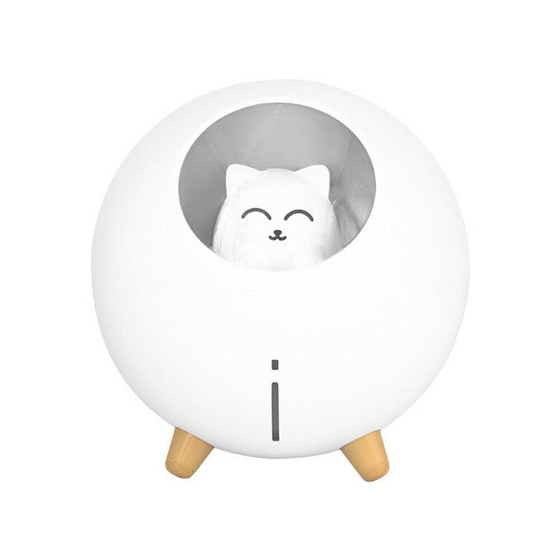 Aromatherapy Spray Desktop Air Humidifier Cute Pet Aroma Diffuser (White)