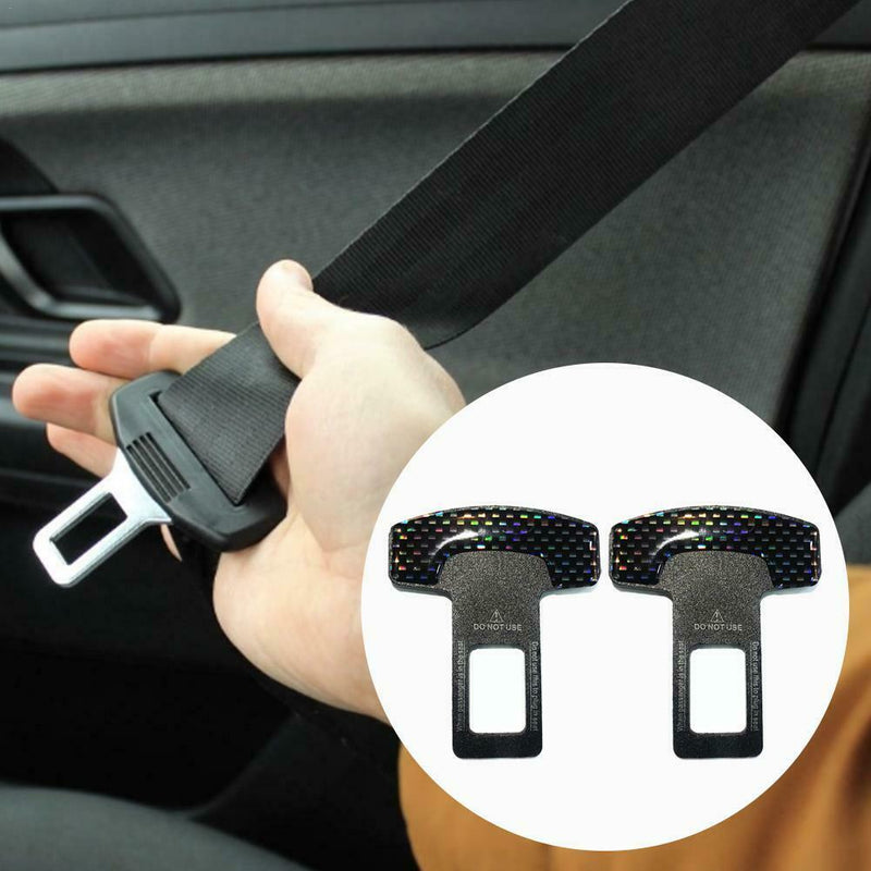 2PCS Car Universal Seat Belt Extender Safety Belts Heavy Duty Buckle Clip