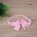 12pcs Baby Head Bands Toddler Girl Swallowtail Bow Elastic Hair Bands