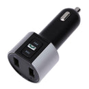 C26S Mini Portable Car Interior Dual Port USB Charger Bluetooth Transmitter