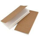 2 Pcs Notebook for Travelers - blank page Travel Journal Set - Kraft Brown