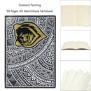 DIY Bear Special Shaped Diamond Painting 50 Page A5 Sketchbook Drawing Book