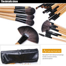 24Pcs Professional Makeup Brushes Kit Set Cosmetic Oval Make Up Beauty Brush