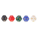 50 Die Polyhedral Set 16mm D12 Dice with Dice Carry Bag for Math Education