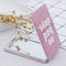 Makeup Compact Mirror Mini Travel Cosmetic Folding Portable Pocket Mirror Dou 3C