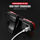 2pcs T6 LED Bicycle Light 10W 800LM 6 Modes Waterproof Bike Front Tail Lamp