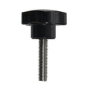 M8 x 35mm Male Thread Screw On Type Star Head Clamping Knob Grip