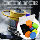 20x Fishing Kit Fishing Line Foam Board Winding Coil Fishing Spools w/ Pins
