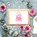 Girl Transparent Silicone Seal DIY Scrapbooking Album Decorative (WW0850A1) A