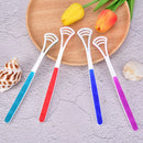 Tongue Cleaner Total Clean Dental Care Brush Oral Bad Breath Scraper Freshn%!
