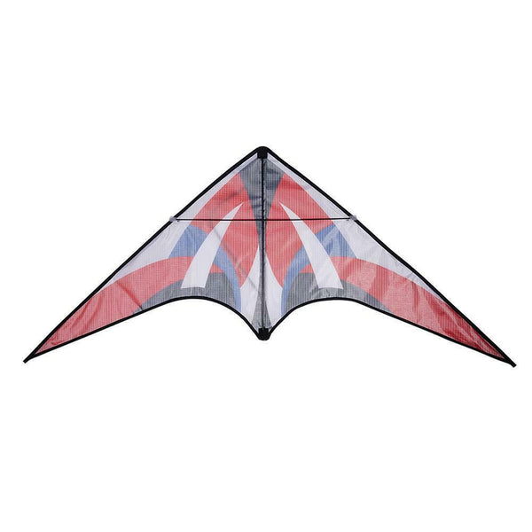 Huge Rainbow Delta Kites for Kids & Adults-47" Wide w/ Stripe Board & Long Favor